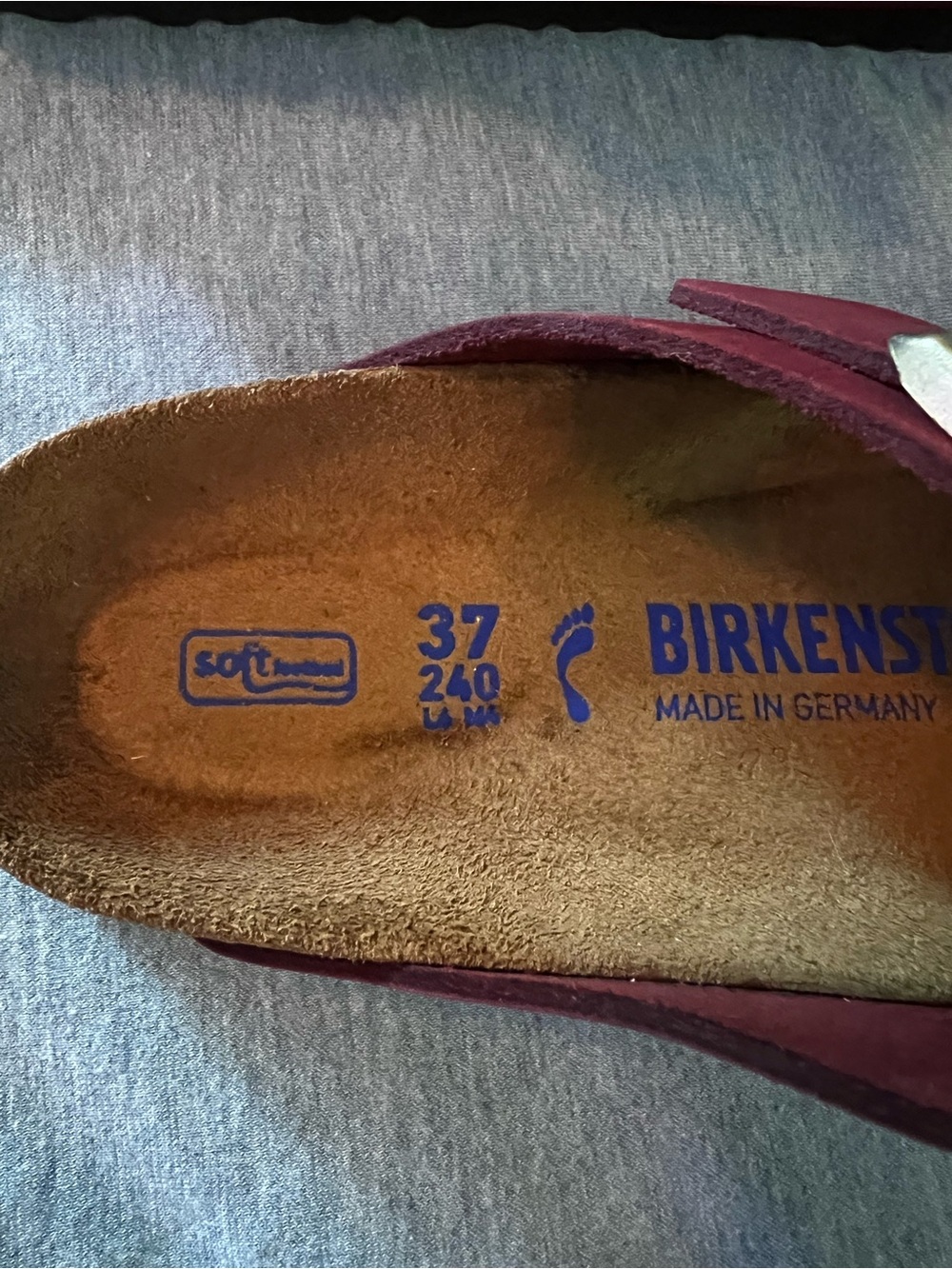 Birkenstock Arizona Two-Strap Sandals - Wine - Picture 3 of 5